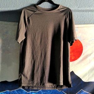 Dark gray lightweight Champion workout shirt